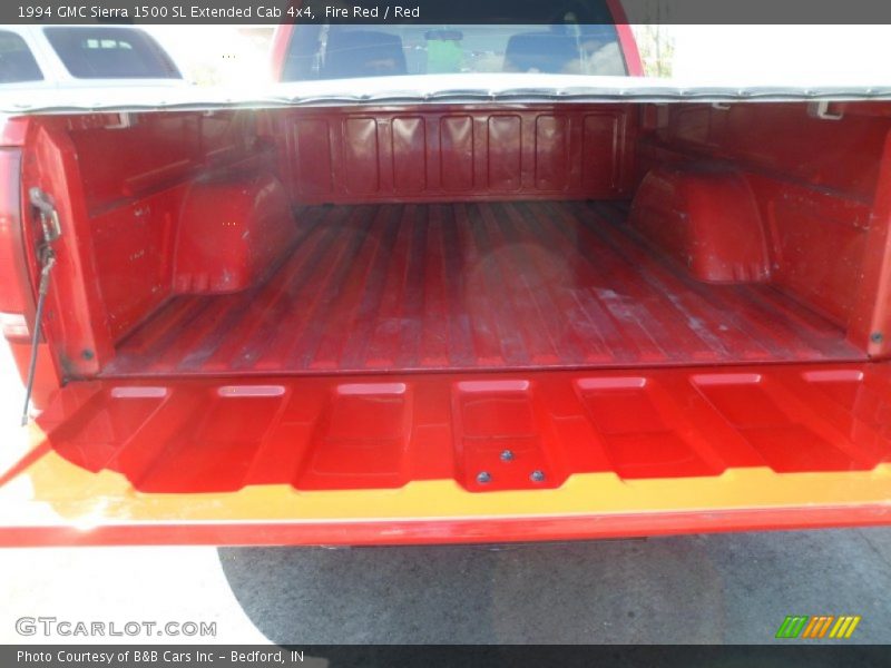 Fire Red / Red 1994 GMC Sierra 1500 SL Extended Cab 4x4