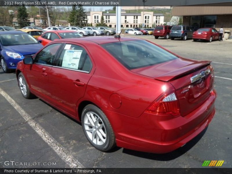  2012 Fusion SEL V6 AWD Red Candy Metallic