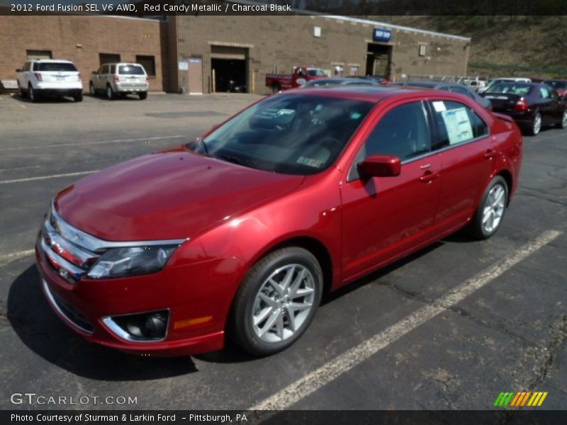 Front 3/4 View of 2012 Fusion SEL V6 AWD