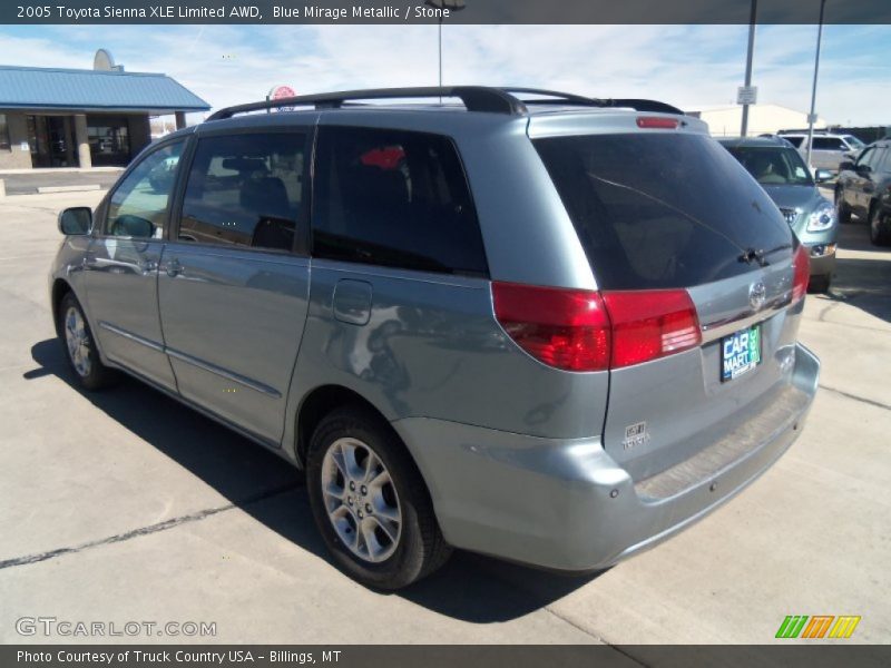 Blue Mirage Metallic / Stone 2005 Toyota Sienna XLE Limited AWD