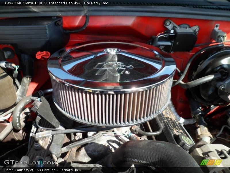 Fire Red / Red 1994 GMC Sierra 1500 SL Extended Cab 4x4