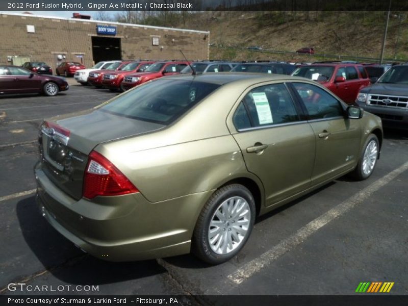  2012 Fusion Hybrid Ginger Ale Metallic