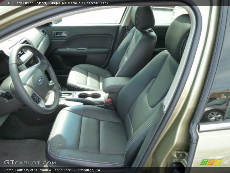  2012 Fusion Hybrid Charcoal Black Interior