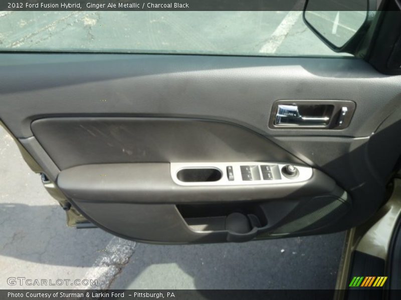 Ginger Ale Metallic / Charcoal Black 2012 Ford Fusion Hybrid