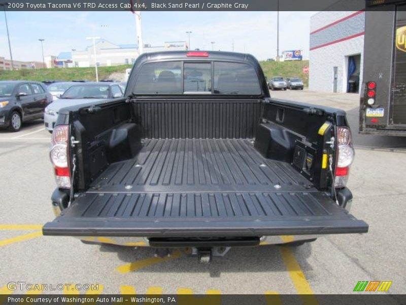 Black Sand Pearl / Graphite Gray 2009 Toyota Tacoma V6 TRD Access Cab 4x4