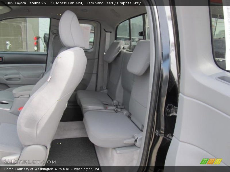 Black Sand Pearl / Graphite Gray 2009 Toyota Tacoma V6 TRD Access Cab 4x4