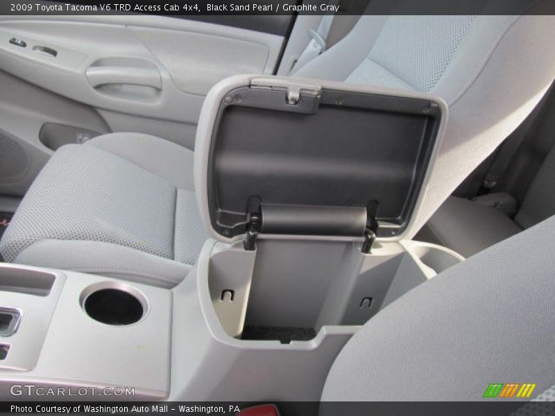 Black Sand Pearl / Graphite Gray 2009 Toyota Tacoma V6 TRD Access Cab 4x4