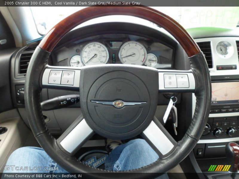 Cool Vanilla / Dark Slate Gray/Medium Slate Gray 2005 Chrysler 300 C HEMI