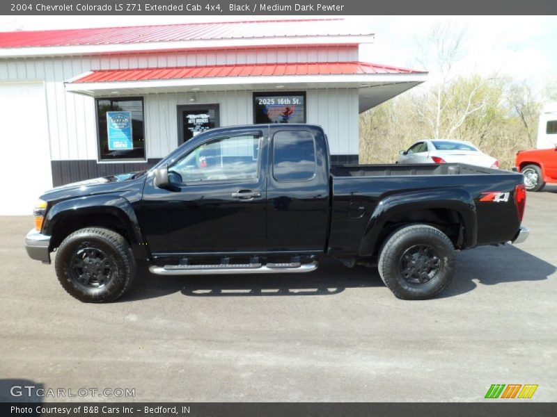 Black / Medium Dark Pewter 2004 Chevrolet Colorado LS Z71 Extended Cab 4x4