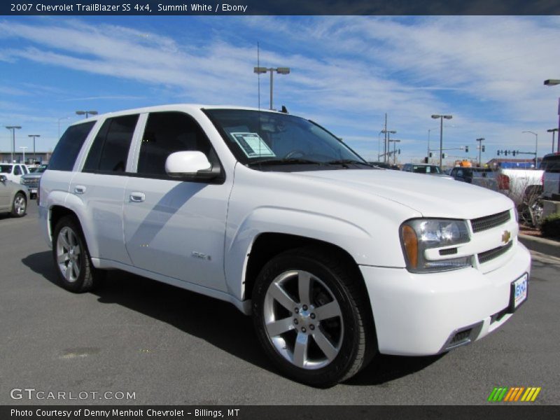 Summit White / Ebony 2007 Chevrolet TrailBlazer SS 4x4