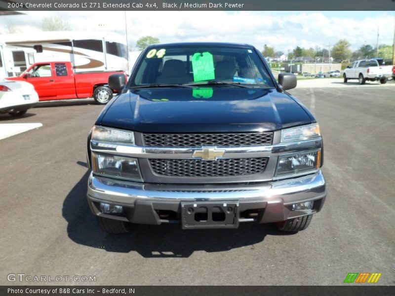 Black / Medium Dark Pewter 2004 Chevrolet Colorado LS Z71 Extended Cab 4x4