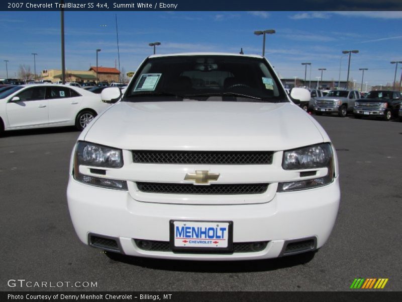 Summit White / Ebony 2007 Chevrolet TrailBlazer SS 4x4