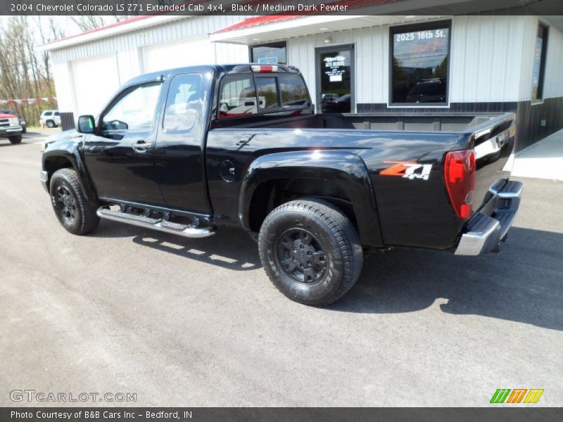 Black / Medium Dark Pewter 2004 Chevrolet Colorado LS Z71 Extended Cab 4x4