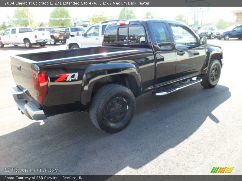 Black / Medium Dark Pewter 2004 Chevrolet Colorado LS Z71 Extended Cab 4x4