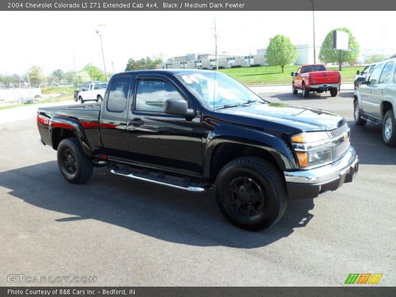 Black / Medium Dark Pewter 2004 Chevrolet Colorado LS Z71 Extended Cab 4x4