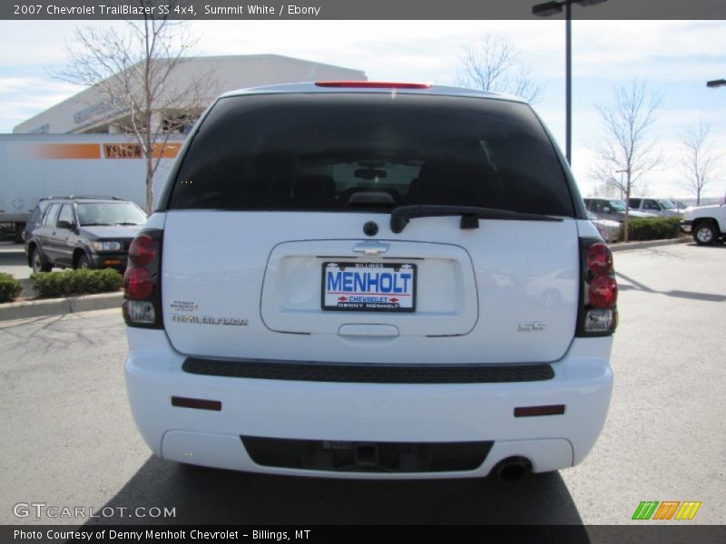 Summit White / Ebony 2007 Chevrolet TrailBlazer SS 4x4