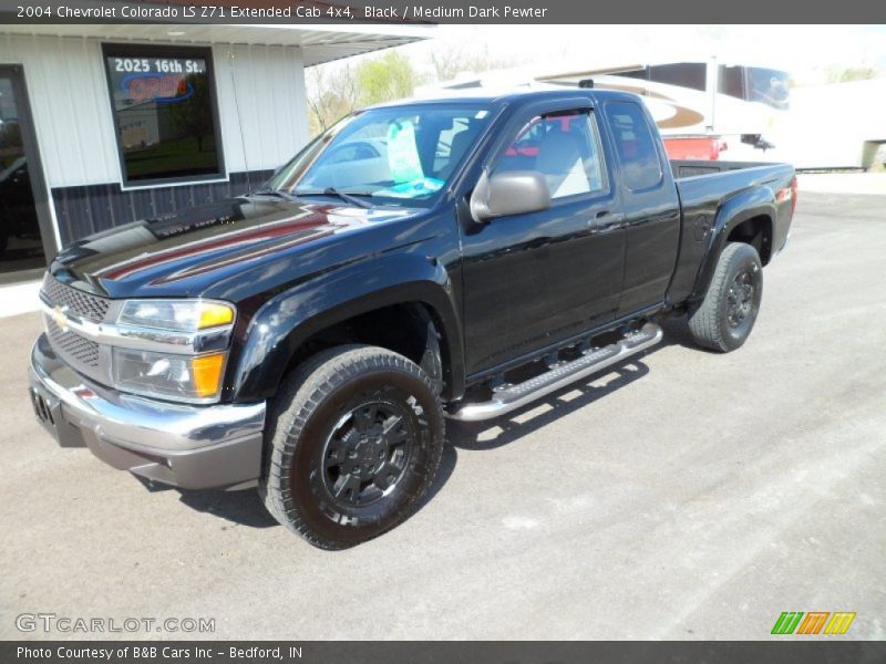Black / Medium Dark Pewter 2004 Chevrolet Colorado LS Z71 Extended Cab 4x4
