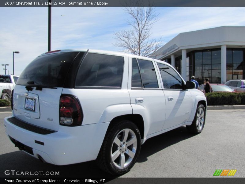 Summit White / Ebony 2007 Chevrolet TrailBlazer SS 4x4