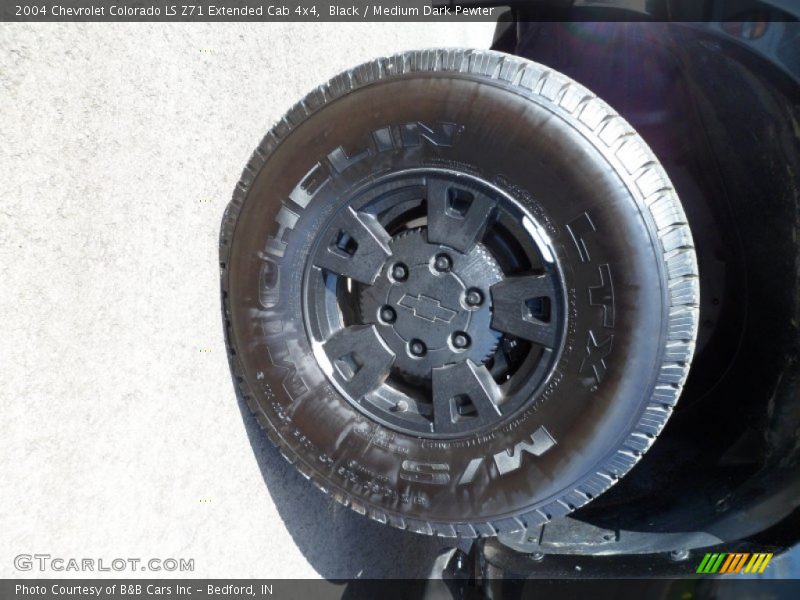 Black / Medium Dark Pewter 2004 Chevrolet Colorado LS Z71 Extended Cab 4x4