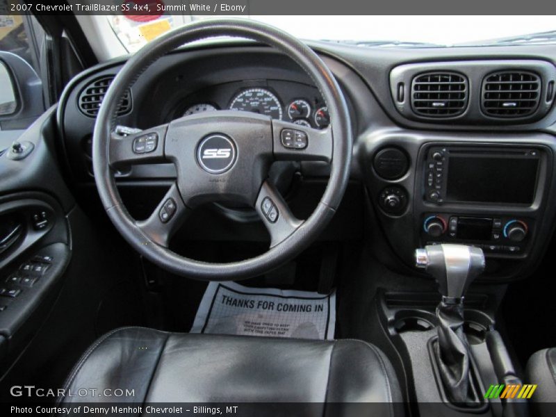 Summit White / Ebony 2007 Chevrolet TrailBlazer SS 4x4