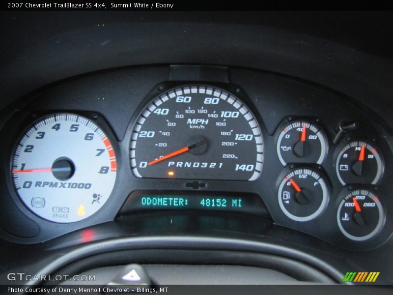 Summit White / Ebony 2007 Chevrolet TrailBlazer SS 4x4