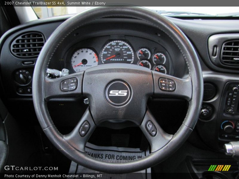 Summit White / Ebony 2007 Chevrolet TrailBlazer SS 4x4