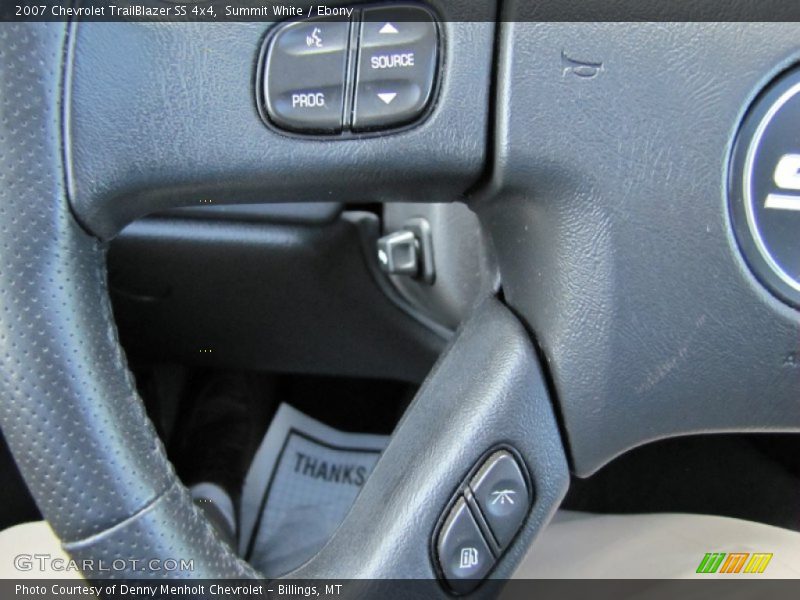 Summit White / Ebony 2007 Chevrolet TrailBlazer SS 4x4