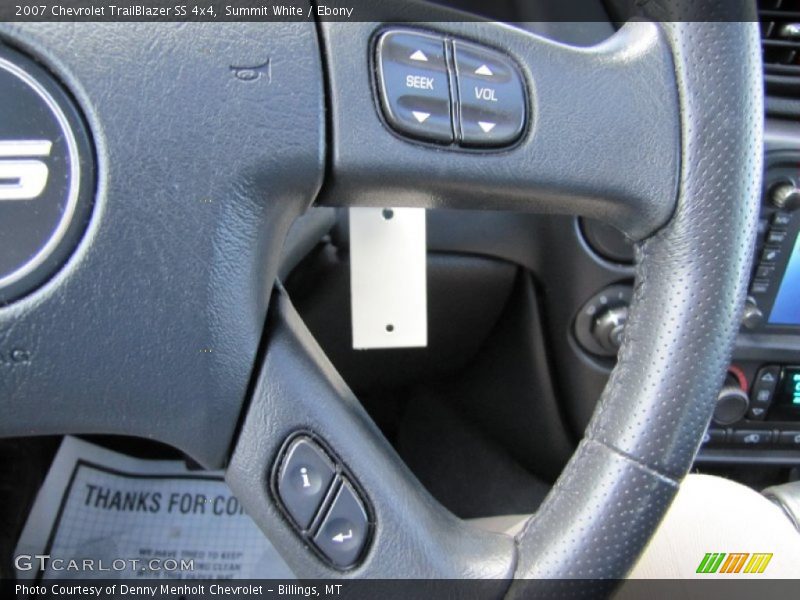 Summit White / Ebony 2007 Chevrolet TrailBlazer SS 4x4