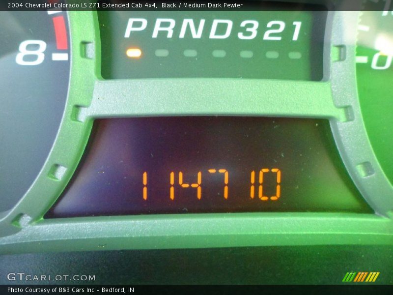 Black / Medium Dark Pewter 2004 Chevrolet Colorado LS Z71 Extended Cab 4x4