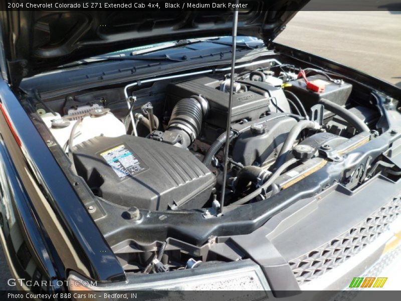 Black / Medium Dark Pewter 2004 Chevrolet Colorado LS Z71 Extended Cab 4x4