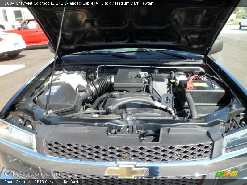 Black / Medium Dark Pewter 2004 Chevrolet Colorado LS Z71 Extended Cab 4x4