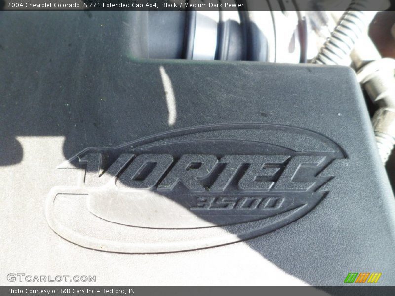 Black / Medium Dark Pewter 2004 Chevrolet Colorado LS Z71 Extended Cab 4x4