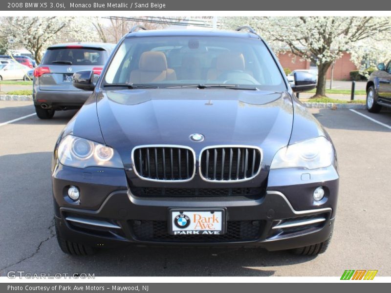 Monaco Blue Metallic / Sand Beige 2008 BMW X5 3.0si