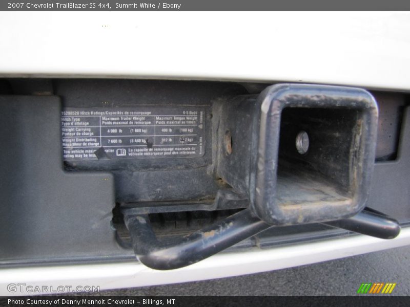 Summit White / Ebony 2007 Chevrolet TrailBlazer SS 4x4