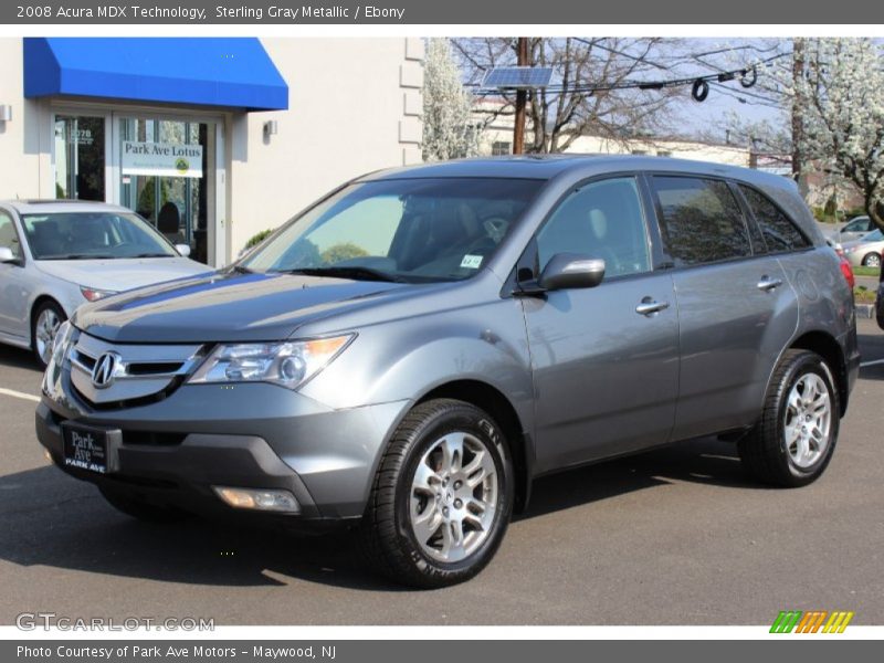 Sterling Gray Metallic / Ebony 2008 Acura MDX Technology