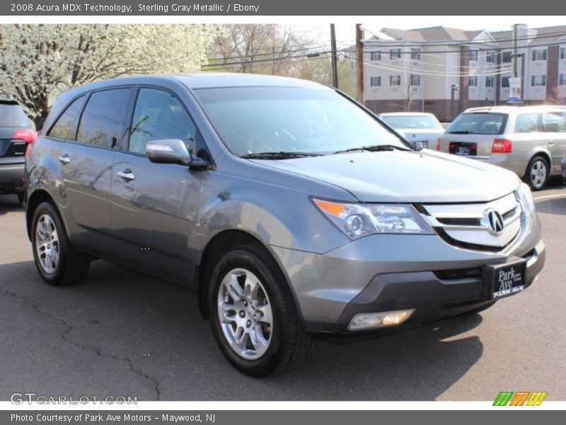 Sterling Gray Metallic / Ebony 2008 Acura MDX Technology