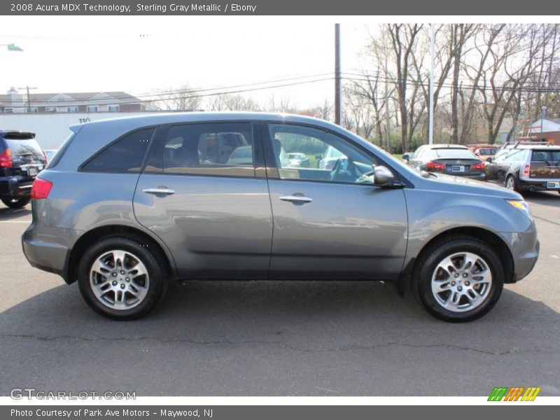 Sterling Gray Metallic / Ebony 2008 Acura MDX Technology
