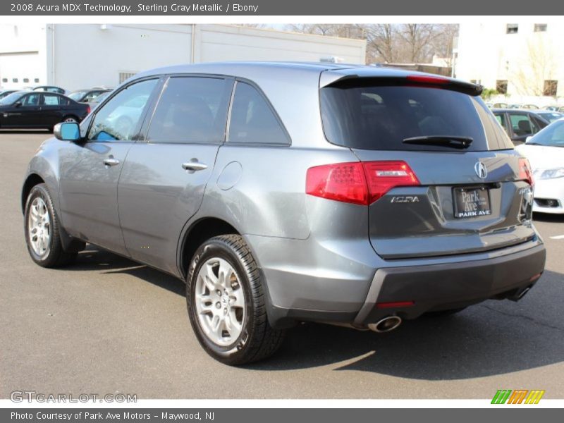Sterling Gray Metallic / Ebony 2008 Acura MDX Technology