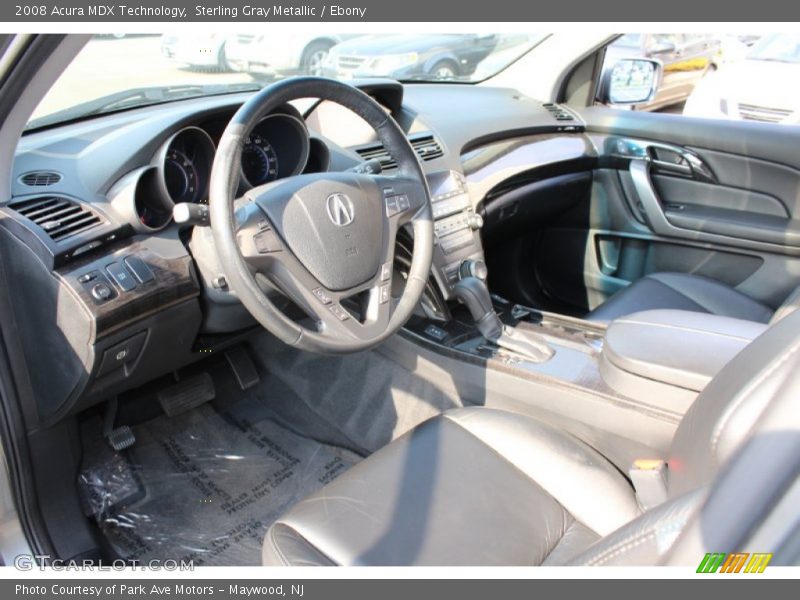 Sterling Gray Metallic / Ebony 2008 Acura MDX Technology