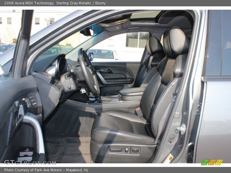 Sterling Gray Metallic / Ebony 2008 Acura MDX Technology