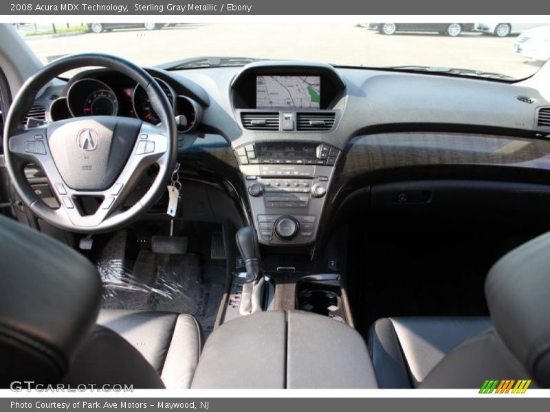 Sterling Gray Metallic / Ebony 2008 Acura MDX Technology