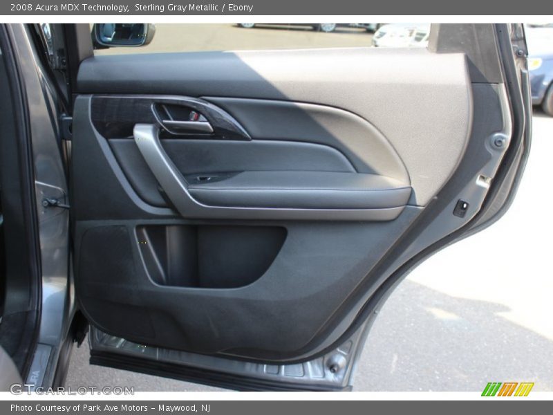 Sterling Gray Metallic / Ebony 2008 Acura MDX Technology