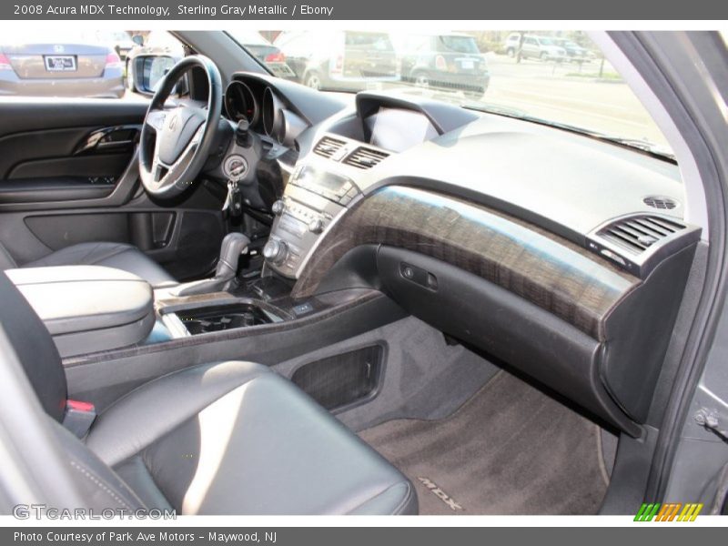 Sterling Gray Metallic / Ebony 2008 Acura MDX Technology