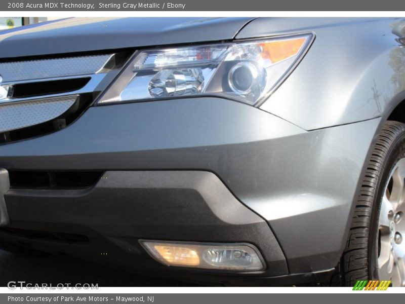 Sterling Gray Metallic / Ebony 2008 Acura MDX Technology