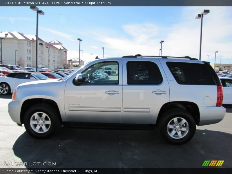 Pure Silver Metallic / Light Titanium 2011 GMC Yukon SLT 4x4