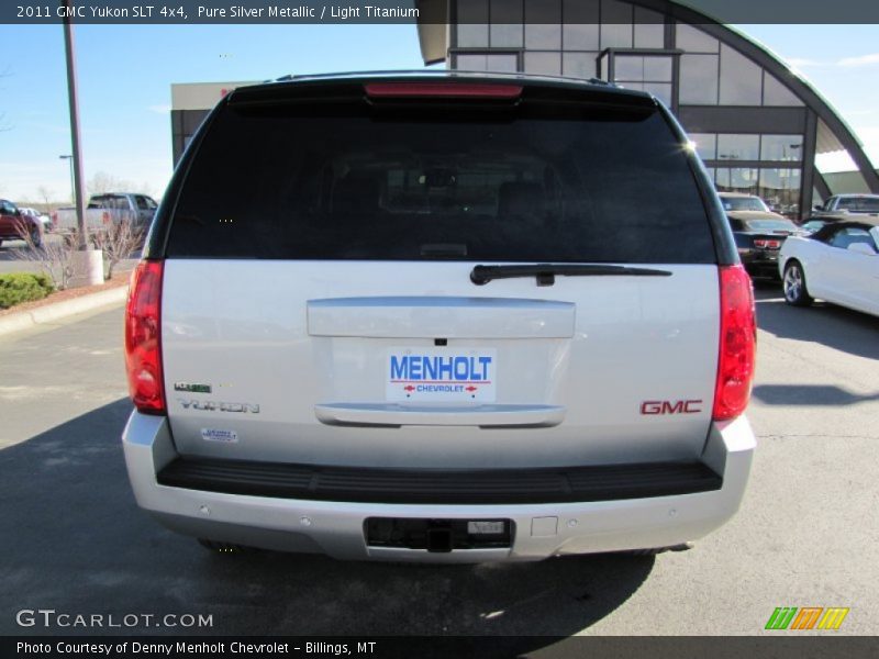 Pure Silver Metallic / Light Titanium 2011 GMC Yukon SLT 4x4