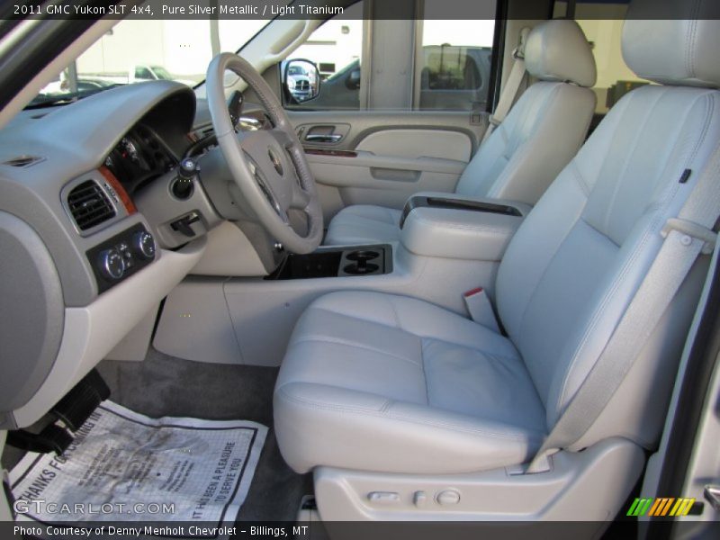 Pure Silver Metallic / Light Titanium 2011 GMC Yukon SLT 4x4