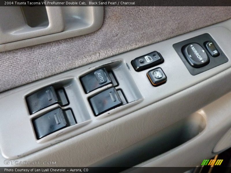 Black Sand Pearl / Charcoal 2004 Toyota Tacoma V6 PreRunner Double Cab