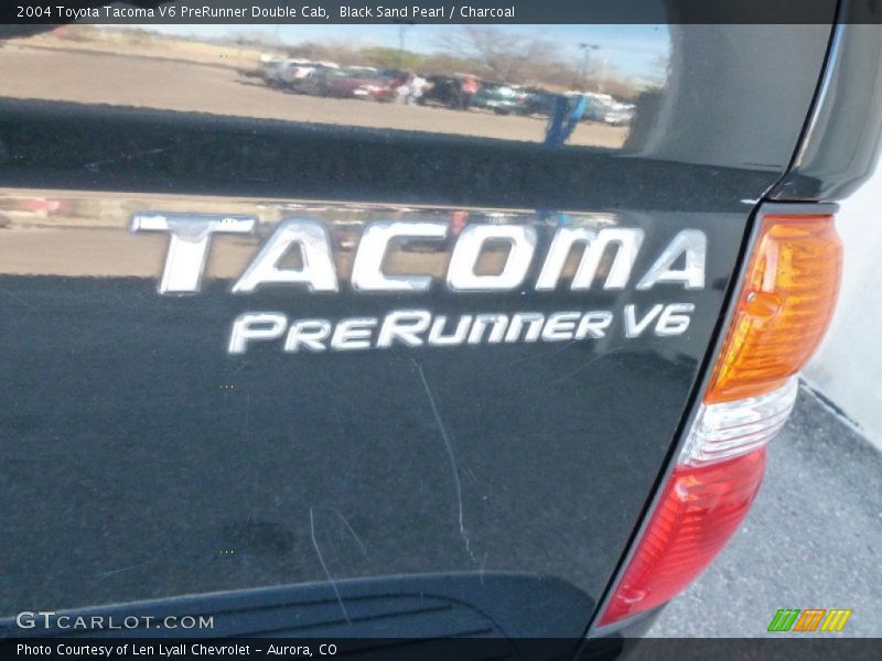 Black Sand Pearl / Charcoal 2004 Toyota Tacoma V6 PreRunner Double Cab