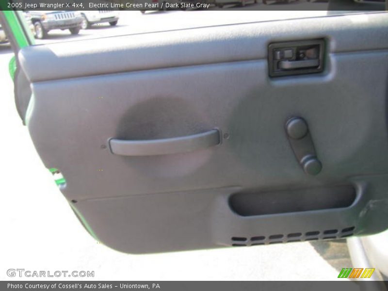 Electric Lime Green Pearl / Dark Slate Gray 2005 Jeep Wrangler X 4x4
